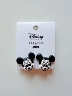 【Disney】ミッキー フェイスモチーフ ピアス