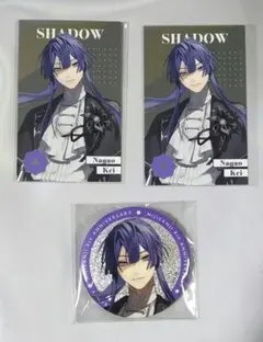 にじさんじ 8th 8周年 缶バッジ チェキ 長尾景セット