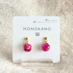 りんごのピアス【サージカルステンレスピアス/ニッケルフリーイヤリング】