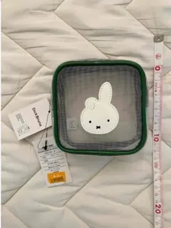 Dick Bruna ミッフィー スクエアポーチ グリーンのサムネイル
