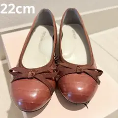 美品velikoko ヴェリココ パンプス 22cm ブラウン クロコ調のサムネイル
