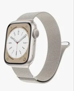 Apple Watch メッシュバンド スターライト
