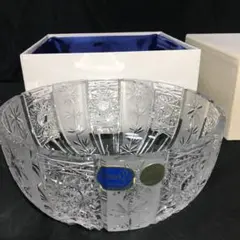 ボヘミア クリスタル ボウル 新品箱入り
