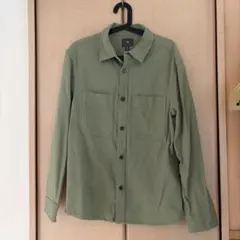 H&M 長袖シャツ カーキ Mサイズのサムネイル