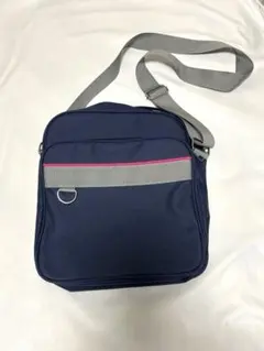 ネイビー ショルダーバッグ　制服　スクールバッグ