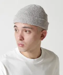 【THE H.W. DOG & CO.】ボア風 ニットビーニー グレーのサムネイル