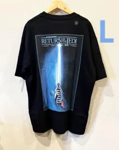 新品タグ付きUNIQLOスターウォーズTシャツ黒L河村康輔UT ライトセーバー