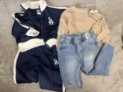 LAドジャース ジャケット セット デニム　トレーナー