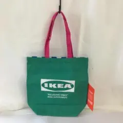 イケア　IKEAスクンビット限定エコトートバック 緑 ⑨ショッピングバッグのサムネイル