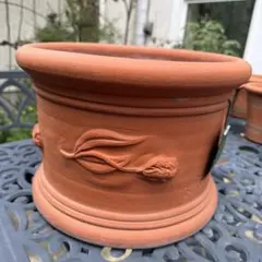 ★週末値下げ中ウィッチフォード　テラコッタプランター ウィッチフォード テラコッタ 植木鉢 ストレートサイディドバスケット