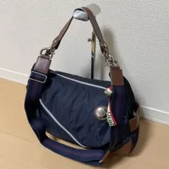 【美品】オロビアンコ Orobianco ショルダーバッグ 2way ネイビー