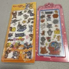 トムとジェリー　トム&ジェリー　アクリルシール　ドロップシール