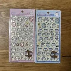 【2枚セット】ちいかわ　ハチワレ　ボンボンドロップシール　シール帳　正規品