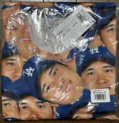 大谷翔平　顔プリントTシャツXL　FOCO ロサンゼルス・ドジャース版