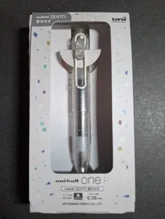 uni-ball one P ZENTO 替芯付き 0.38mm 黒