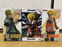 波風ミナト うずまきナルト うずまきボルト フィギュア3個セット
