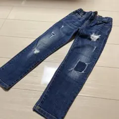 ダメージ加工 スリムフィットデニムパンツ　ZARA 110 116 ザラ