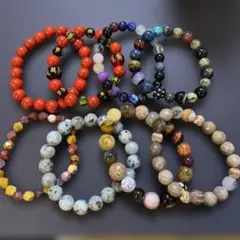 最終値下げ‼️豪華詰め合わせ‼️天然石ブレスレット　8本セット