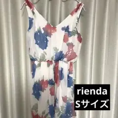 rienda アートフラワーウエストブラウジングチュニックのサムネイル