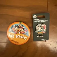 ディズニー 1st Visit! 缶バッジ & Starbucks ピンバッジのサムネイル