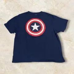 【MARVEL キャプテンアメリカ シールド Tシャツ 2XL】