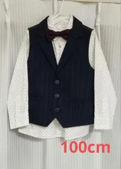 next キッズ フォーマル ベスト シャツ 蝶ネクタイ セット