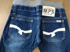 Right-on MPS デニムハーフパンツ ダークブルー 110cm