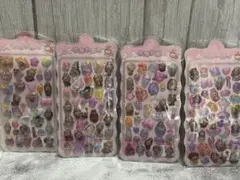 ラブブシール　ステッカー　ぷくぷくシール　4枚セット　子供　推し活