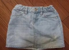Gap kids デニムスカート  130 ダメージ ギャップキッズ