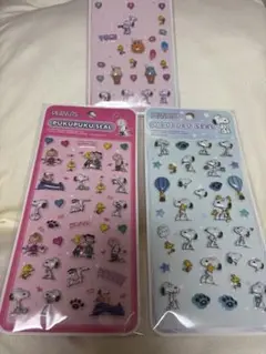 【美品】PEANUTS SNOOPY スヌーピー ぷくぷくシール ステッカーのサムネイル