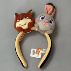 香港ディズニー カスタムカチューシャ ズートピア ニック ジュディ