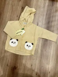 新品タグ付き　しまむら　mimorand パンダポケットジャケット　90サイズ
