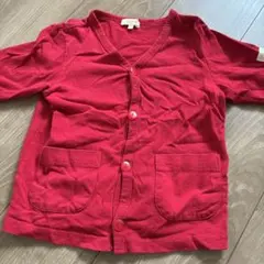 HushHush レッドカーディガン 110サイズ