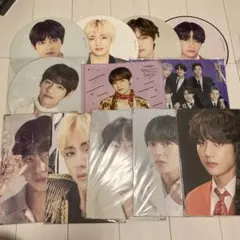 bts テヒョン　公式　うちわ　プレミアムフォト　まとめ売り　V ブイ
