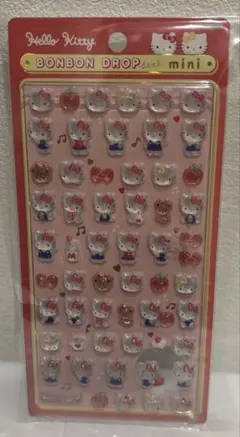 サンリオ ボンボンドロップシール　正規品　ハローキティ　レッド