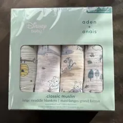 aden + anais ディズニー おくるみ 4枚セット くまのプーさん