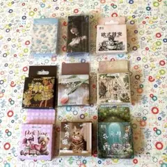 №183 コラージュ素材 フレークシール ステッカー