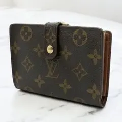 ルイヴィトン モノグラム ヴィエノワ 二つ折り財布 がま口 PVCレザー