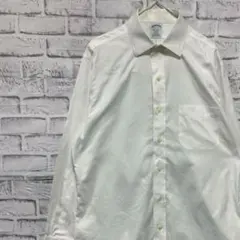 ブルックスブラザーズ長袖シャツ！ホワイトM 0326