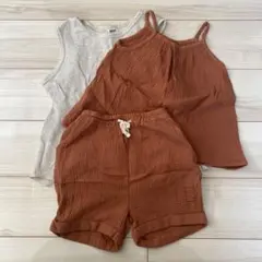 ローリーズファーム　キャミソールとハーフパンツのセットにタンクトップ付き