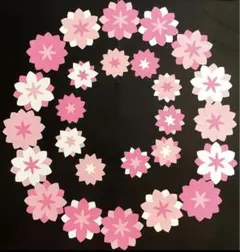 壁面飾り　春　花　卒園　入園