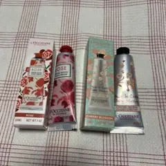 ロクシタン　ローズ＆チェリーブロッサム ハンドクリーム 2本セット 30ml