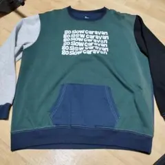 go slow caravan ロゴスウェット　メンズXL