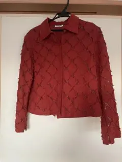 HIROKO BIS フリンジ付きレッドジャケットのサムネイル