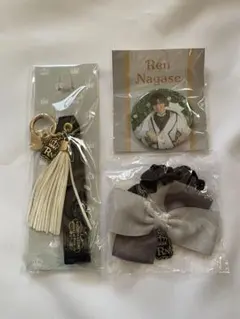 キンプリSWEETGARDENグッズ 永瀬廉 缶バッジ&スマホチャーム&シュシュ