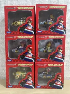 マリオカート7 プルバックフィギュア　ミニカー　6種　未開封