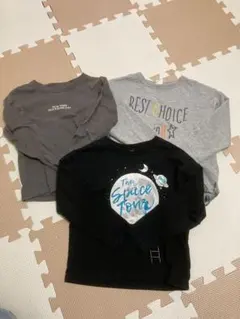 長袖Tシャツ 3枚セット 110cm