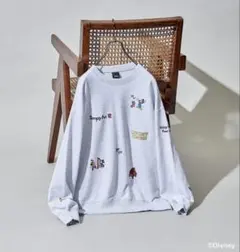 フリークスストア MICKEY MOUSEレトロ 刺繍スウェット/ミッキーマウス