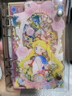 セーラームーン 透明バインダー A6サイズ シール帳