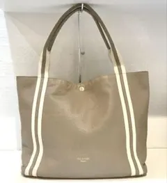 【美品】TOPKAPI ソフトシュリンク テープコンビ　A4 トート　グレージュ